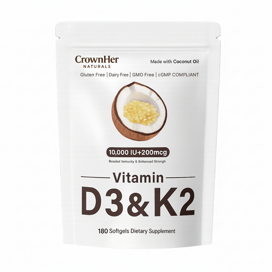 CrownHers - Vitamin D3 10,000 IU + K2