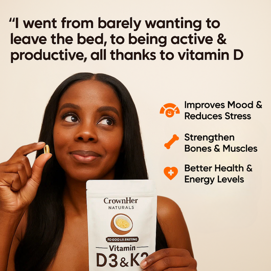 CrownHers - Vitamin D3 10,000 IU + K2